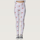Lief Halloween spookje en enge cocktail Leggings (Voorkant)