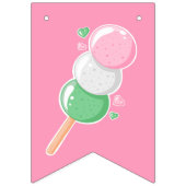 Lief Hanami Dango Gelukkige Verjaardag Vlaggetjes (Eerste vlag)