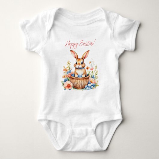 Lief Happy Easter Bunny Rabbit Romper (Voorkant)