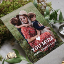 Lief HART IK HOU VAN JE MAM Moederdag Foto