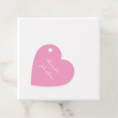 lief hart koppels BRUILOFT DOUCHE pastel snoep Bedankjes Labels (In situ)