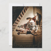 Lief hart nieuwjaars kerst brunch kaart (Achterkant)