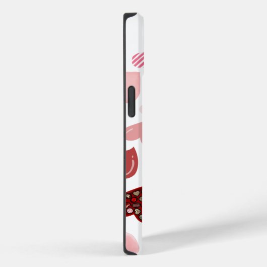 Lief hart rond zoete snoepjes Case-Mate iPhone case (Achterkant / Rechts)