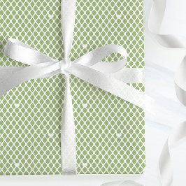 Lief hart rooster mesh mooie groene verjaardag cadeaupapier