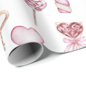 Lief harten patroon cadeaupapier (Rol Hoek)