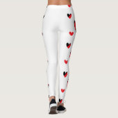 Lief harten patroon leggings (Achterkant)
