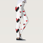 Lief harten patroon leggings (Rechts)