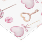 Lief harten patroon tafelkleed (Gekanteld)