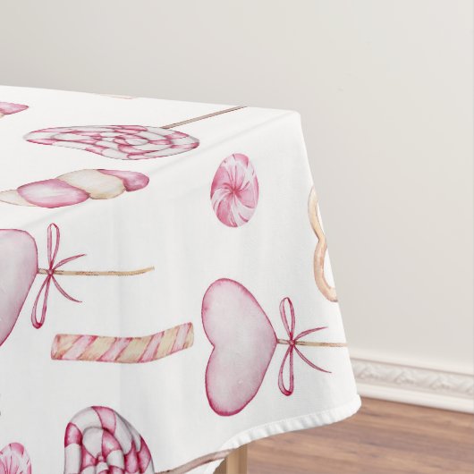 Lief harten patroon tafelkleed (Voorbeeld)