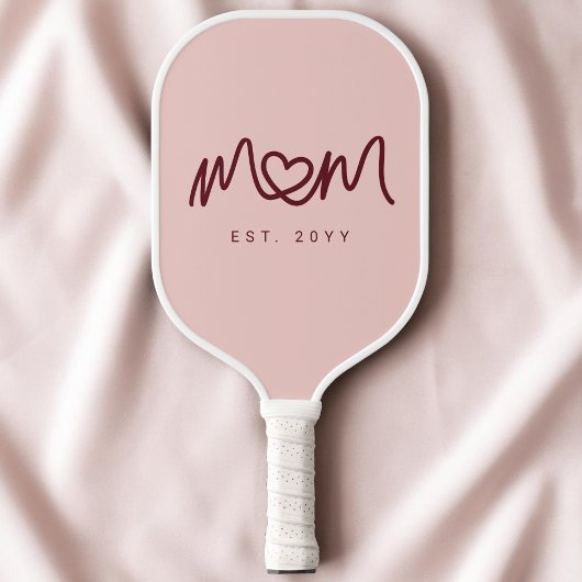 Lief Hartig Eenvoudig Script Mama Opgericht Pickleball Paddle