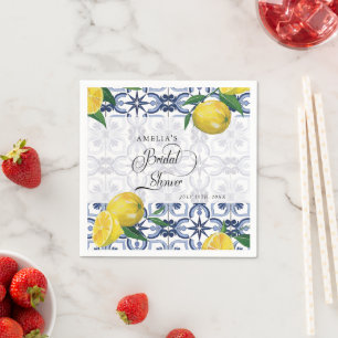 Lief Hebschrift Hart   Citroen   Bruiloft Servet