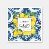 Lief Hebschrift Hart | Citroen | Bruiloft Servet (Voorkant)