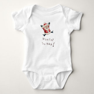 Lief "Hooray Santa" Babyshirt Romper