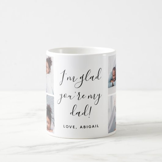 Lief, ik ben blij dat je mijn vader bent Fotocolla Koffiemok (Center)