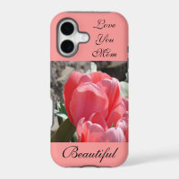 Lief Je Moeder iPhone 5 hoesjes Roze Tulpen Mooie