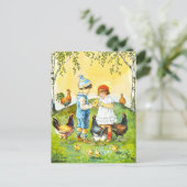 Lief  Jenny Nyström Happy Easter Briefkaart (Staand voorkant)