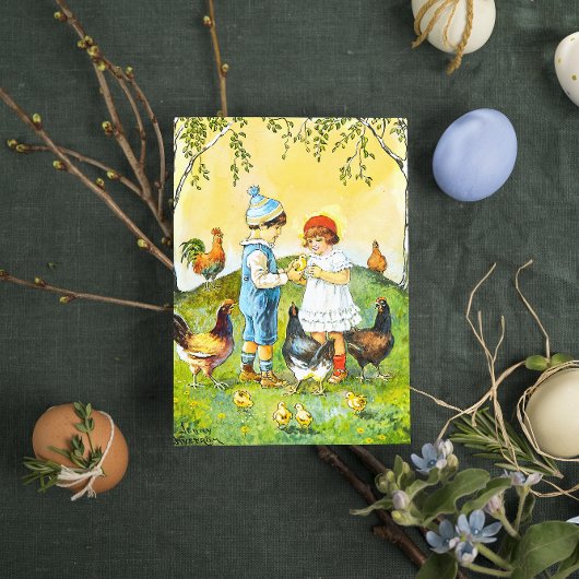 Lief  Jenny Nyström Happy Easter Briefkaart