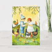 Lief  Jenny Nyström Happy Easter Kaart (Voorkant)