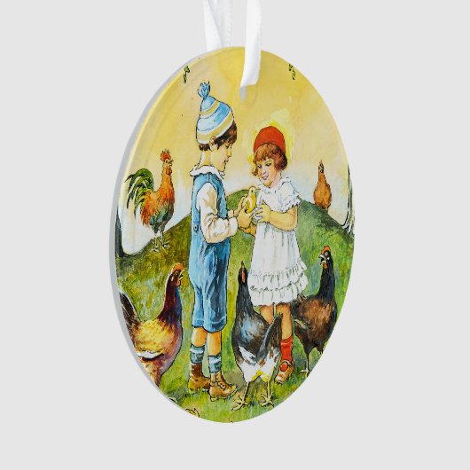 Lief Jenny Nyström Happy Easter Ornament (voorkant)
