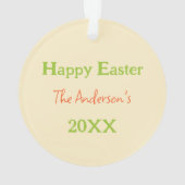 Lief  Jenny Nyström Happy Easter Ornament (achterkant)