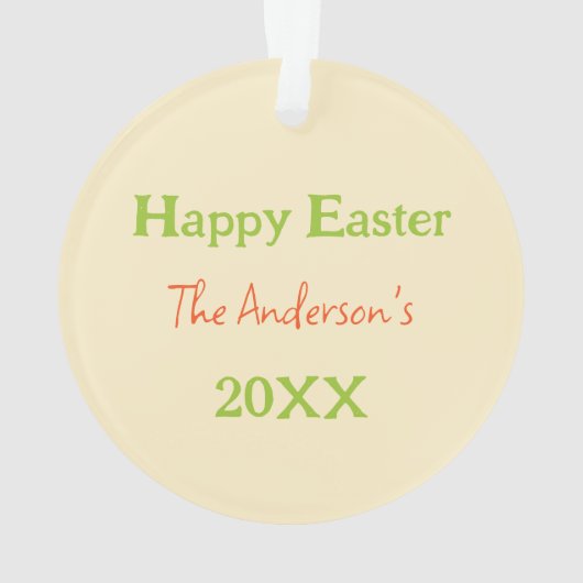 Lief  Jenny Nyström Happy Easter Ornament (achterkant)