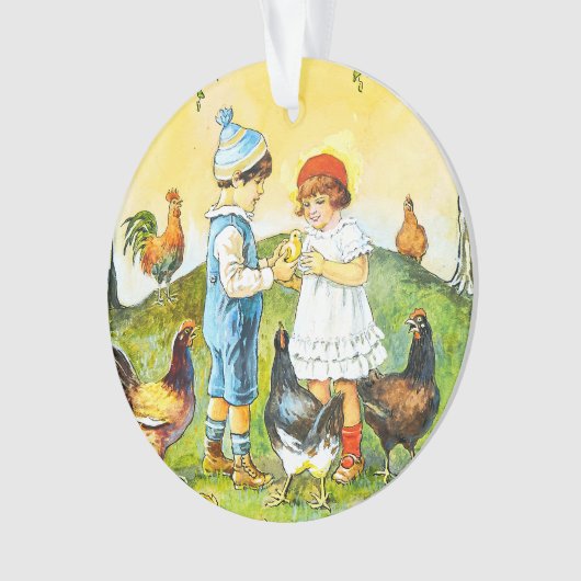 Lief Jenny Nyström Happy Easter Ornament (voorkant)
