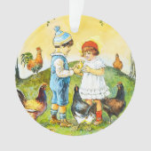 Lief Jenny Nyström Happy Easter Ornament (voorkant)
