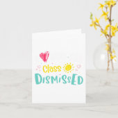 Lief jullie allemaal Cl ontslagen laatste schoolda Kaart (Gele Bloem)