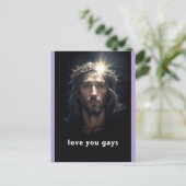 lief jullie homo's briefkaart (Staand voorkant)