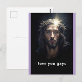 lief jullie homo's briefkaart (Voorkant / Achterkant)