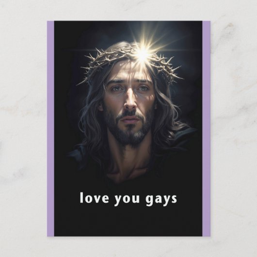 lief jullie homo's briefkaart (Voorkant)