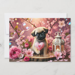 Lief kaartje voor Valentijnsdag - Plat kaartje voo Feestdagenkaart