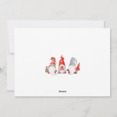 Lief Kabouter Trio Kerstmis Feestdagenkaart (Achterkant)