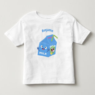 Lief karakter melkpak cartoon kinder shirts