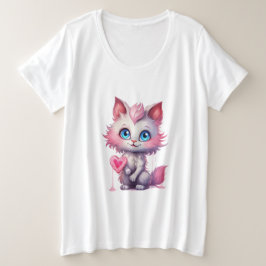 Lief katje – Kawaii Pastel Kat T-shirt