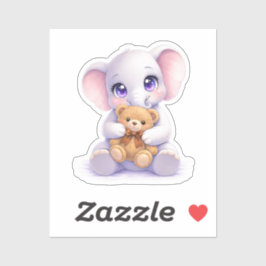 Lief Kawaii Dierensticker Sticker