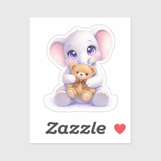 Lief Kawaii Dierensticker Sticker (Vel)