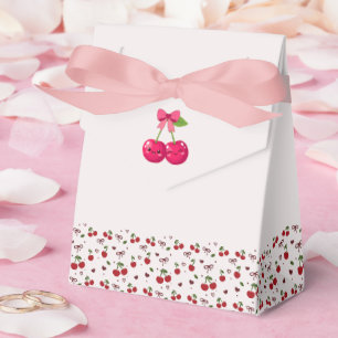 Lief Kawaii Kersenkoppel Roze & Rode Huwelijk Bedankdoosjes