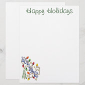 Lief Kerstfeest, Lichtjes en Sterren met Vakantiet (Voorkant / Achterkant)