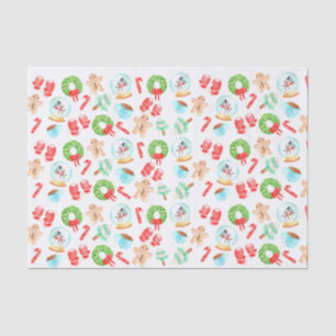 Lief Kerstfeest Mooiste Tijd van het Jaar Tissuepapier
