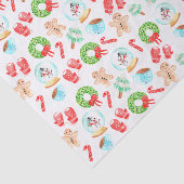 Lief Kerstfeest Mooiste Tijd van het Jaar Tissuepapier (Detail)