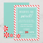 Lief kerstfeest | Pepermunt Kerstfeest Kaart (Voorkant / Achterkant)