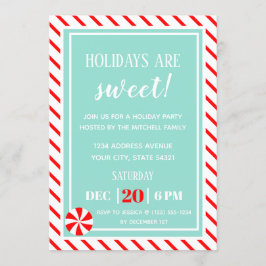 Lief kerstfeest | Pepermunt Kerstfeest Kaart