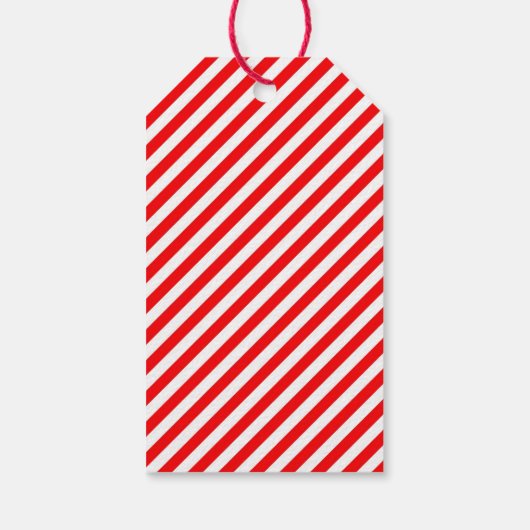 Lief kerstfeest | Pepermunt Pinguïn Vakantie Cadeaulabel (Achterkant)