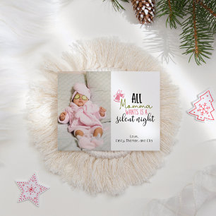 Lief kerstkaart Spa-meisje foto 