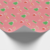 Lief Kerstmis Cadeaupapier (Hoek)