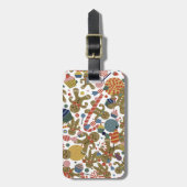 Lief Kerstmis Gingerbread Man Candy Cane Delight Bagagelabel (Voorkant verticaal)