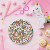 Lief Kerstmis Gingerbread Man Candy Cane Delight Papieren Bordje (Feest)