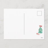 Lief Kerstmis in het wit Feestdagenkaart (Achterkant)