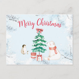 Lief Kerstmis in het wit Feestdagenkaart